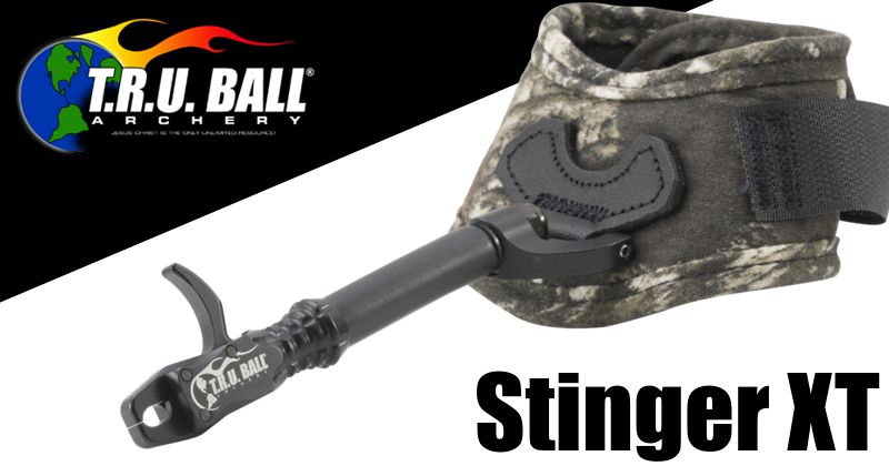 TRUBall Archery Camo Xtra Tough Jaw Stinger XT Hook+Loop Release Size X-Large